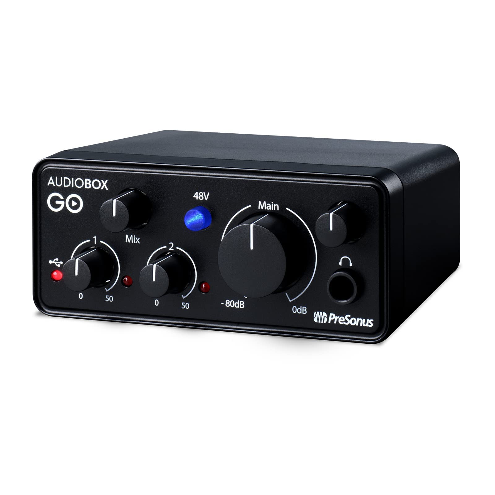 Presonus Audiobox Go | Usb-C Audio Interface For Music Production With Studio One Daw Recording Software, Music Tutorials, Sound