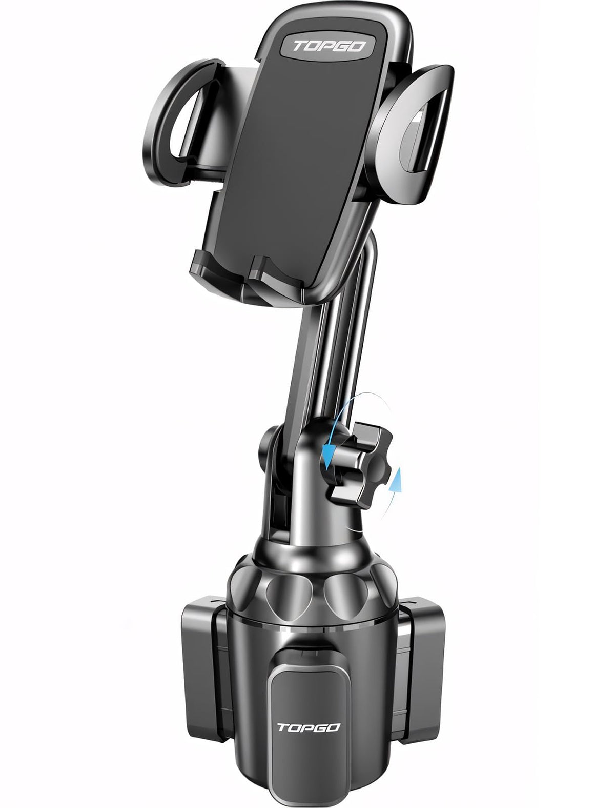 Topgo Cup Phone Holder For Car, [No Shaking & Stable & Adjustable Pole] Car Cup Phone Mount, Compatible With Iphone 16 And All 4