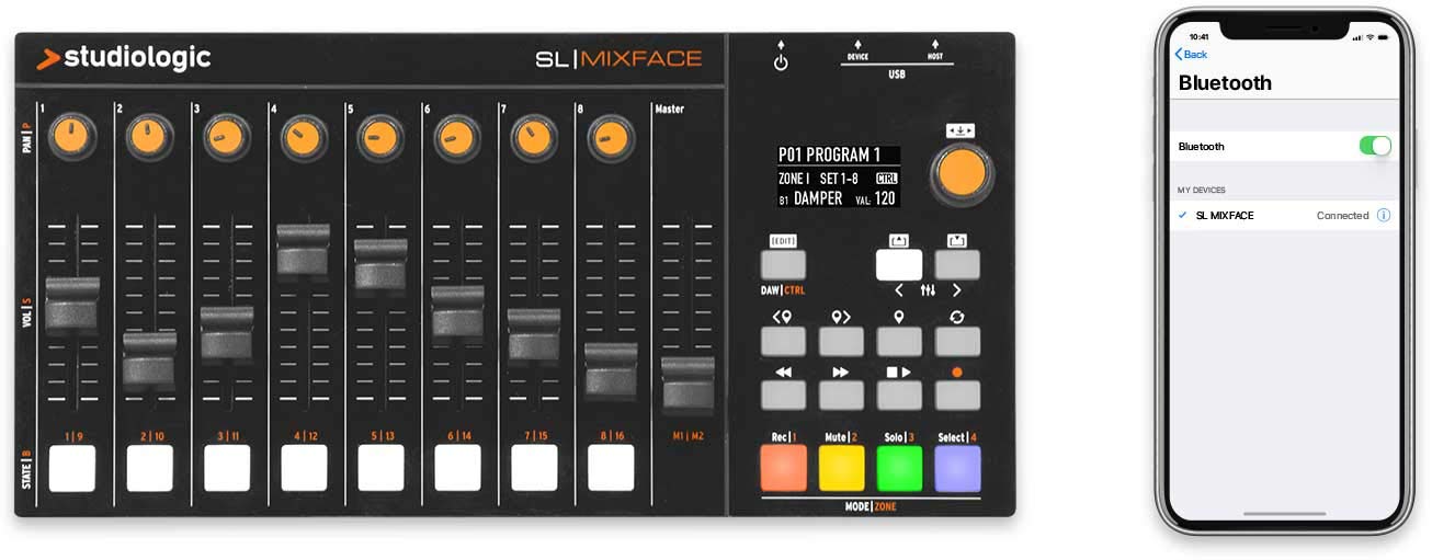 Studiologic Sl Mixface 4 Layer Control Surface