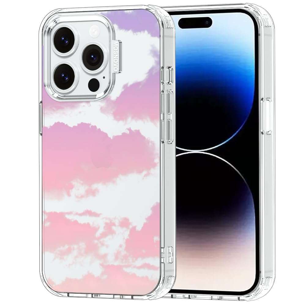 MOSNOVO for iPhone 14 Pro Case, Shockproof Military-Grade Protection 6.6ft Drop Tested, Clear Phone Case for iPhone 14 Pro, Suns