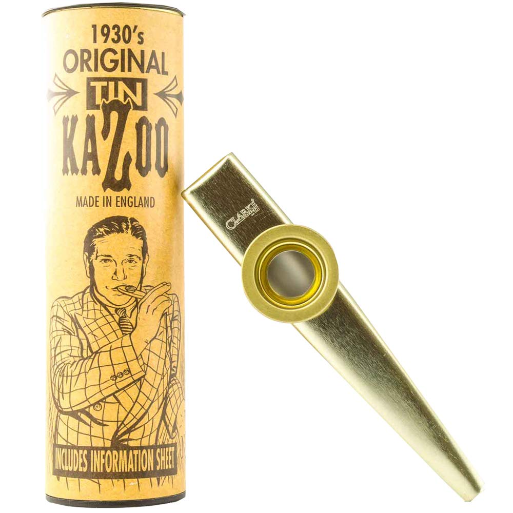 Gewa Kazoo Metal Gold Coloured Individually Wrapped, (700501501)