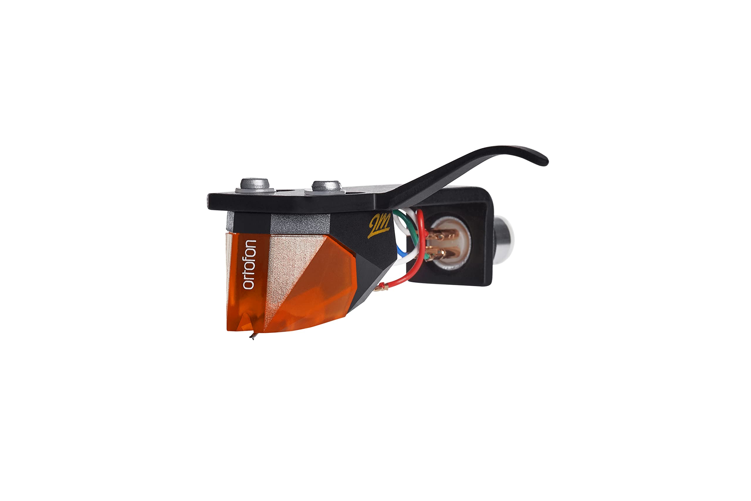 Ortofon 2M Bronze Premounted   2M Bronze Pickup Mounted On Sh 4 Black Headshell | Easy Mount On S Shaped Tone Arms | Bronze/Black