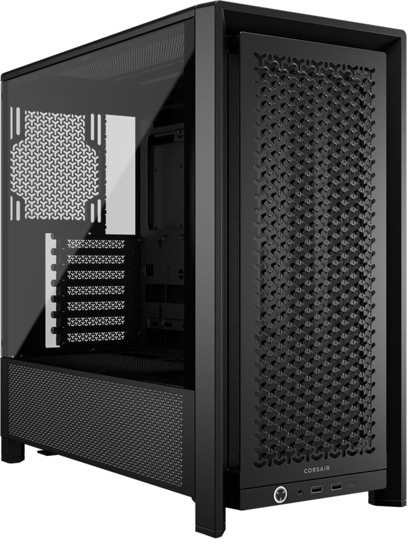 CORSAIR 4000D Frame Modular MidTower ATX PC Case  High Airflow, InfiniRail Fan Mounting System, Dual 360mm Radiator Support, A