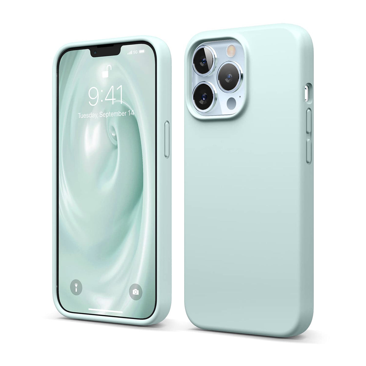 Elago Liquid Silicone Case Compatible With Iphone 13 Pro (6.1 Inch),Premium Silicone,Full Protection Phone Case   3 Layer Shock