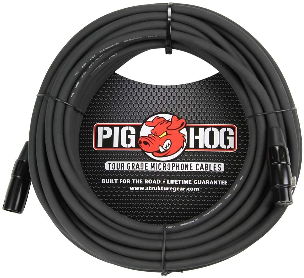 Pig Hog 8mm Microphone Cable, 6-foot XLR