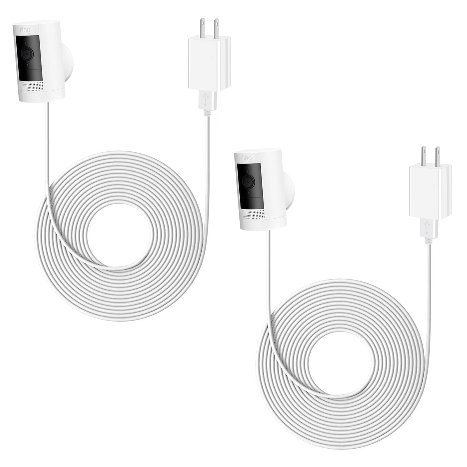 Ring Camera Power Cord, Charger Compatible With Ring Stick Up Cam 2Nd/3Rd Gen Battery/Plug In, Ring Spotlight Cam Battery, 16Ft