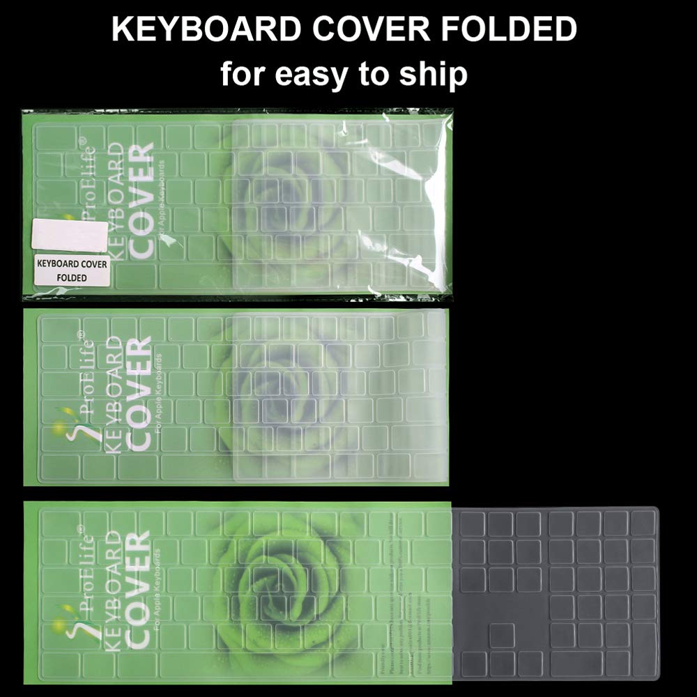 Proelife Keyboard Cover Skin For Apple Wired Usb Keyboard With Numeric Keypad (A1243, Model Mb110Ll/B, Not Fit Magic Keyboard) U