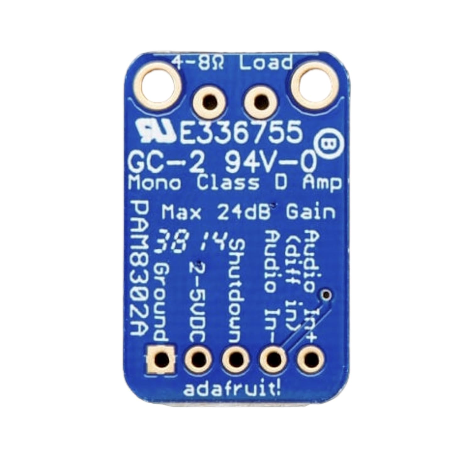 Adafruit Mono 2.5W Class D Audio Amplifier - Pam8302 [Ada2130]