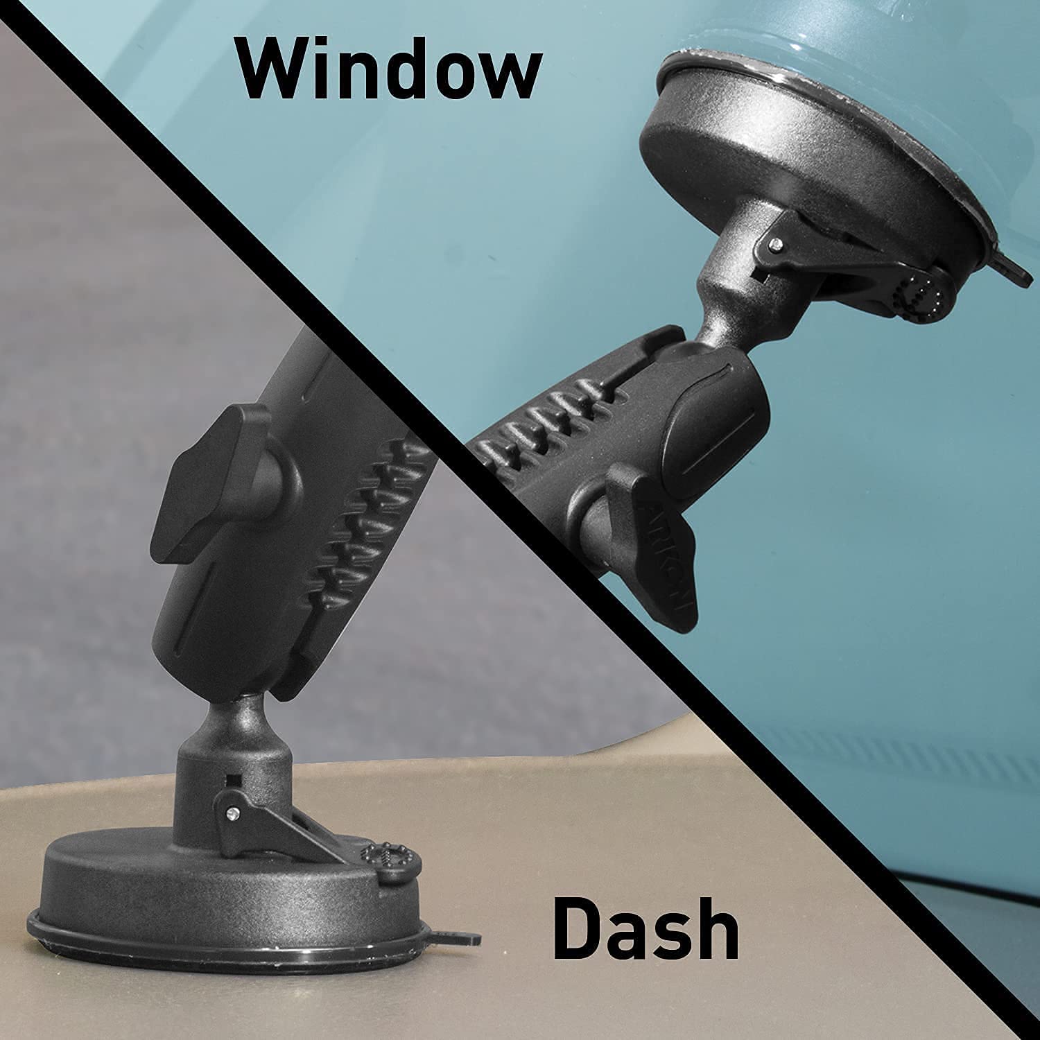 Ibolt 25Mm / 1 Inch Ball To Sticky-Suction    Cup Windshield/Dashboard Mount Base/Adapter - For All Industry Standard 1 Inch / 2