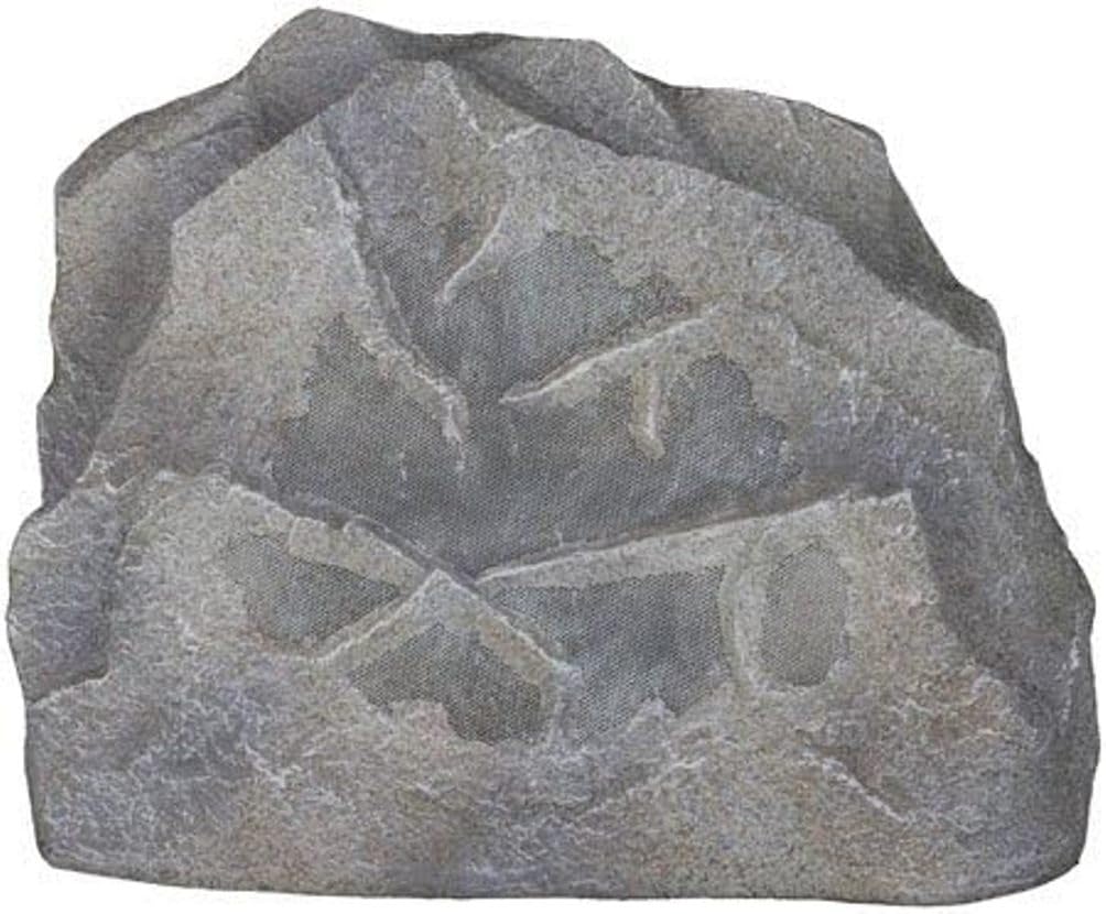 Sonance 92744 Model Rk63 Granite Landscape Series Rock Outdoor Speakers, 6 1/2' (165Mm) Polypropylene Cone With A Santoprene Surround, 5 Watts Minimum/100 Watts Maximum Power Handling