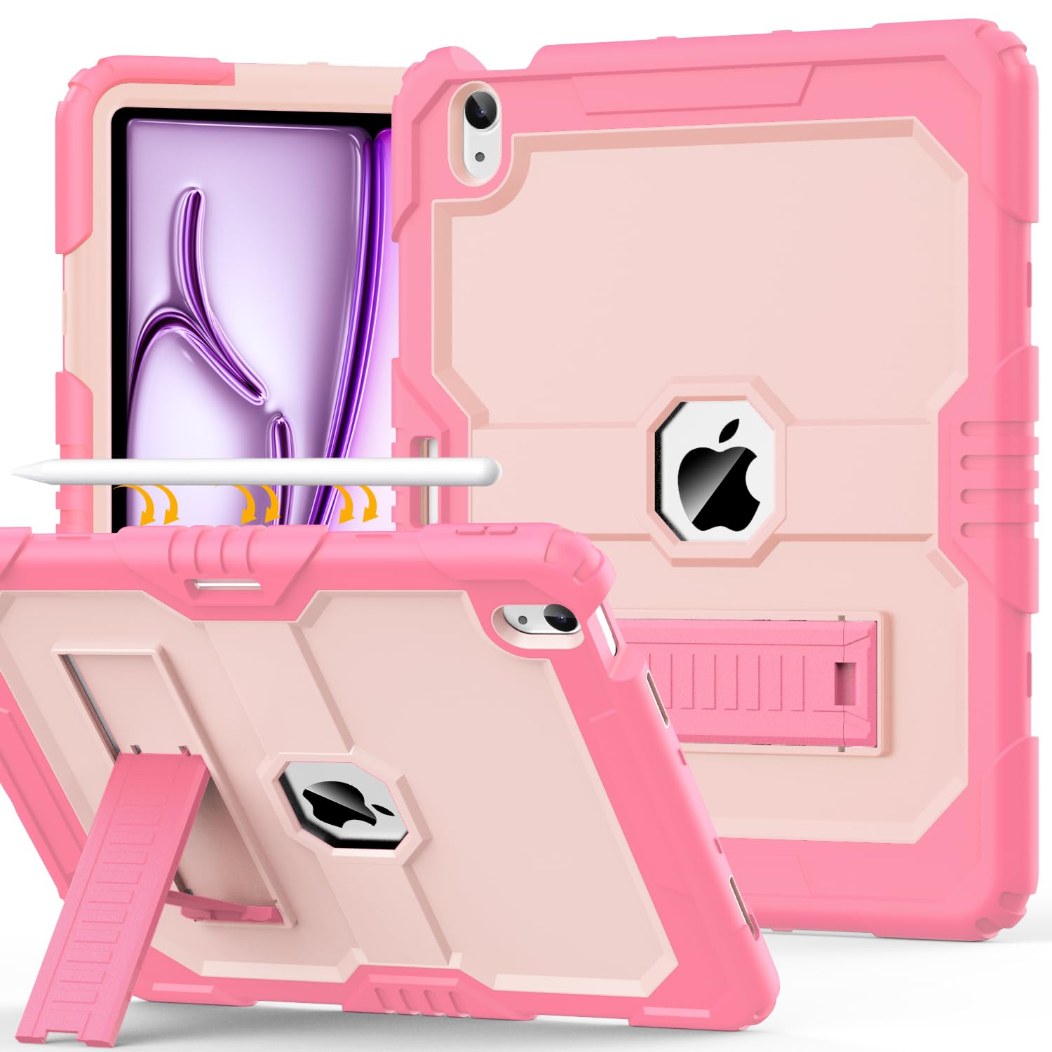 Okp Case For New Ipad Air 13 Inch M2 2024 Release, For Ipad Air 6Th Generation 13'', Heavy Duty Shockproof Rugged Air 6 Th Gen I