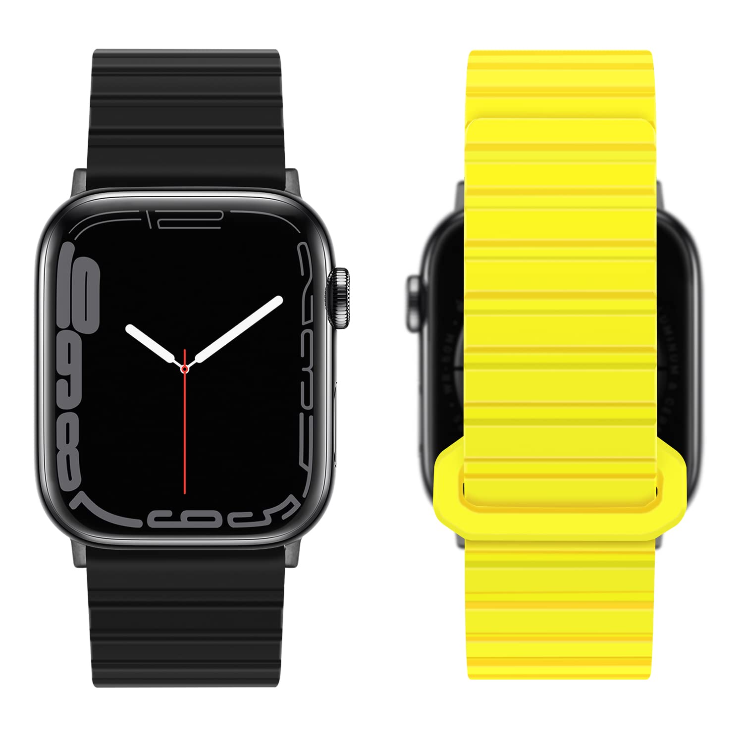 Tasikar Compatible With Apple Watch Band 41Mm 40Mm 38Mm Silicone Magnetic Loop Bands [Double Sided Wearable] Designed For Apple