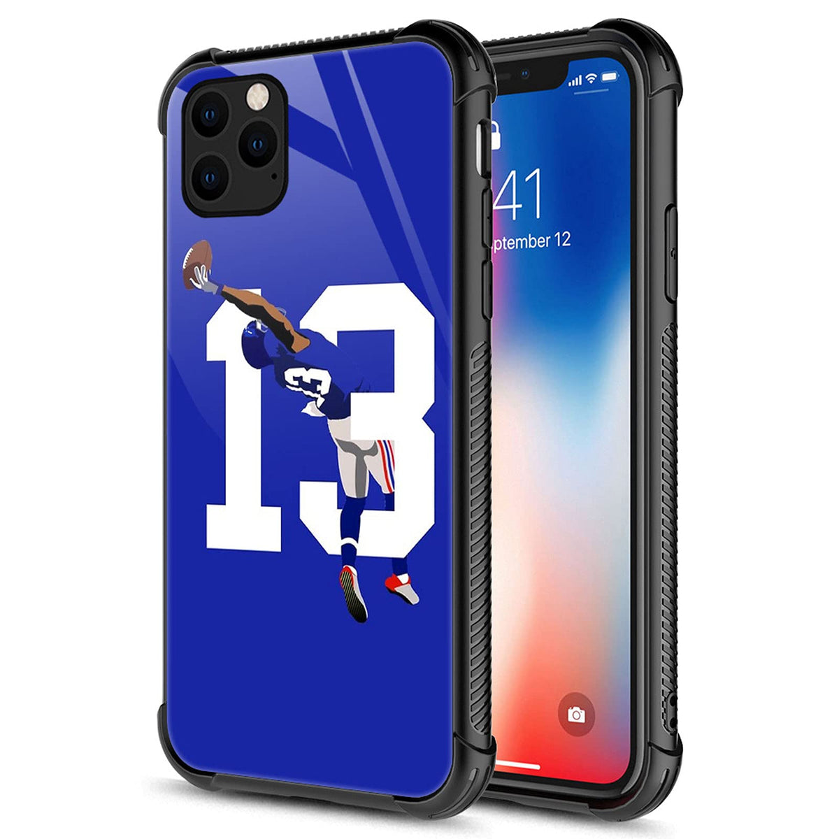 Carloca Compatible With Iphone 13 Case,13 Odell Catch Football Identity Graphic Design Shockproof Anti Scratch Hard Acrylic Case