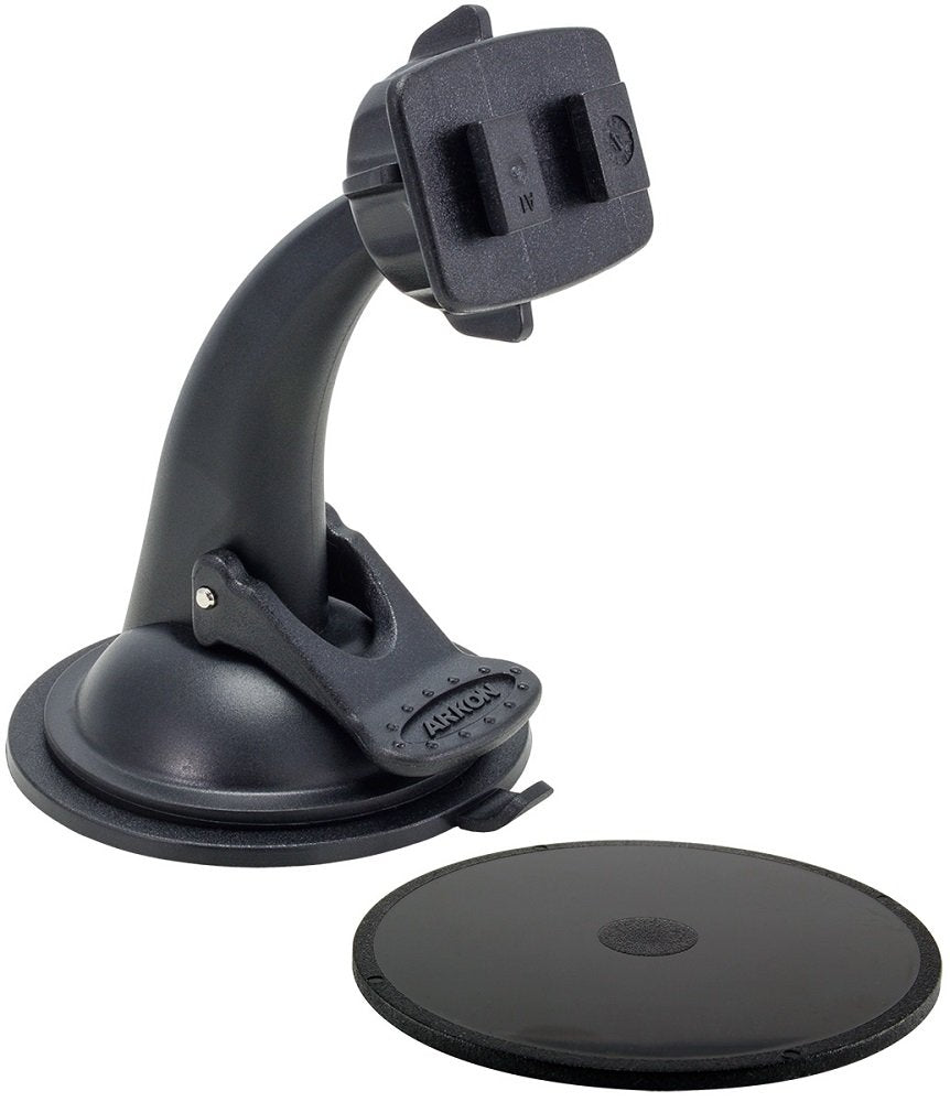 Arkon Mounts Windshield Dashboard Sticky Suction Mount For Cars And Trucks | Designed For Phone And Tablet Holders | Dual-T Hold