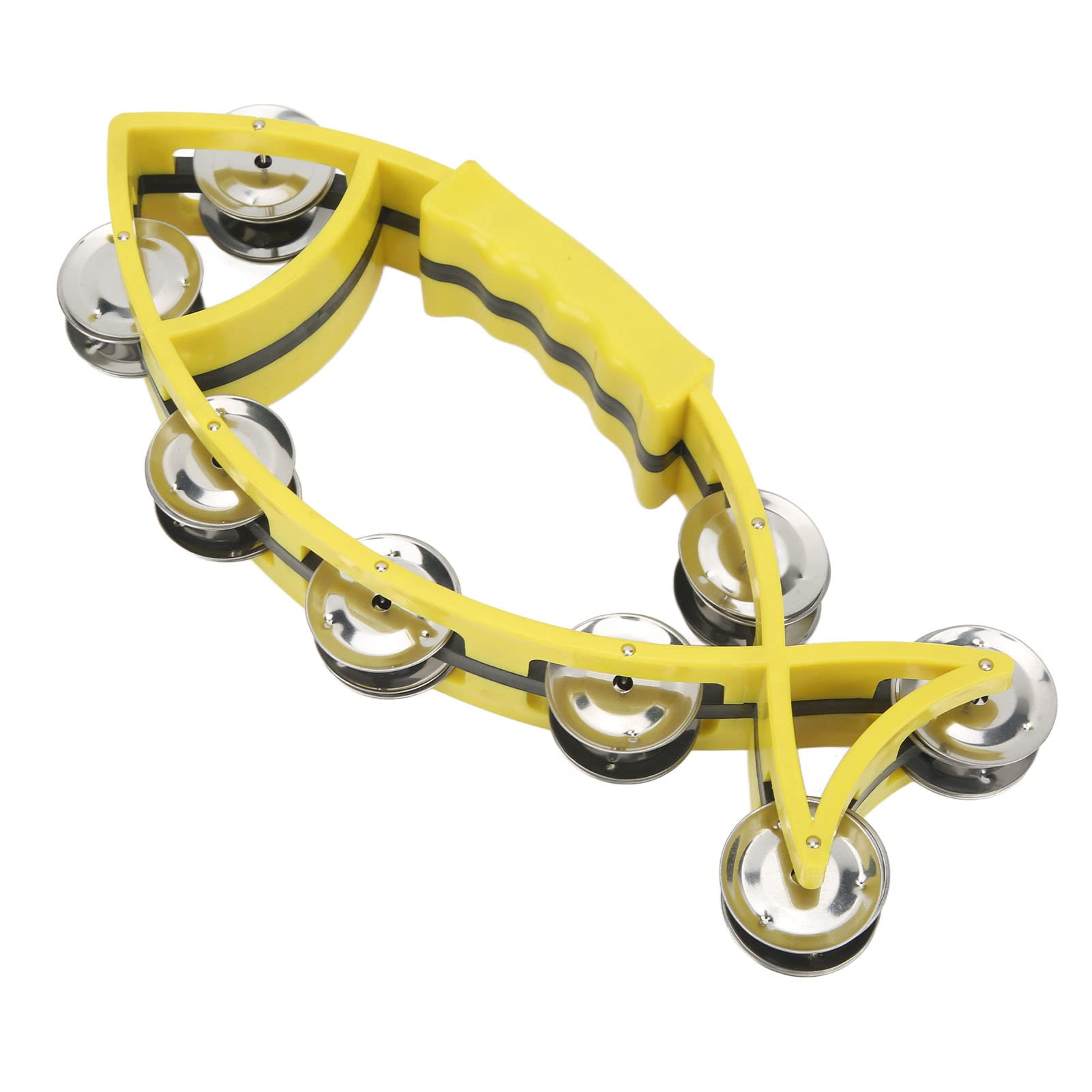 Children Percussion Instrument, Convenient Gripping Light Weight Double Row Double Row Jingles Non Toxic for Home for Early Educ