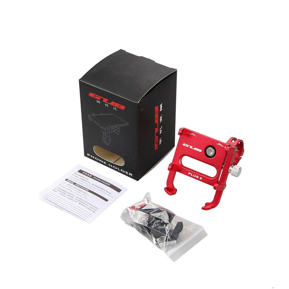Gub Bicycle & Motorcycle Phone Mount   Aluminum Bike Phone Holder With 360      Rotation Adjustable Handlebar Phone Holder Compa