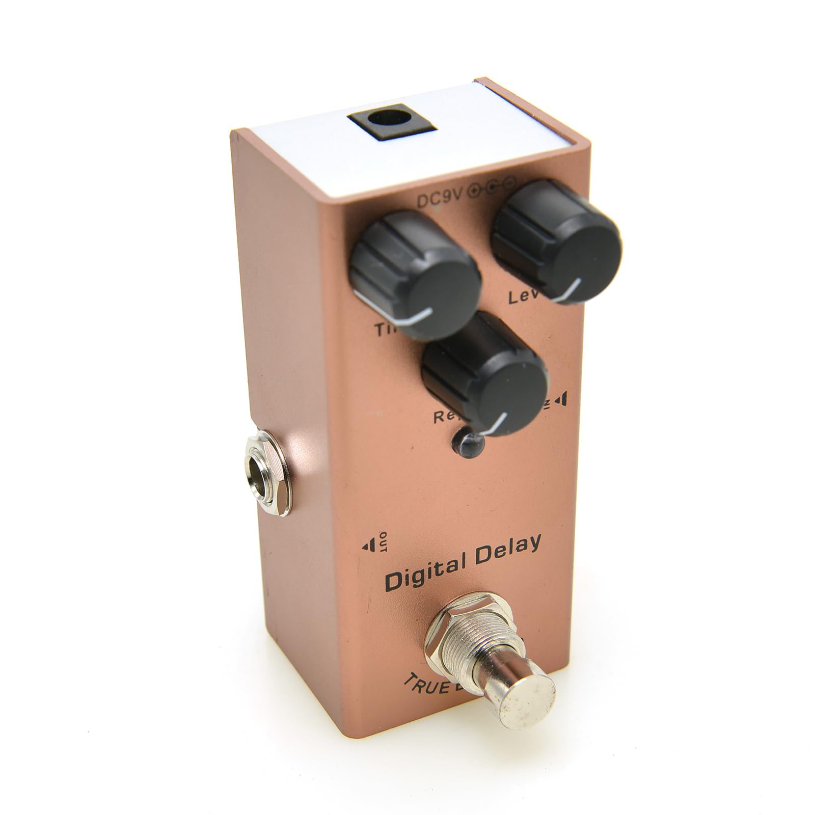 MUSIKLAN Electric Guitar Effects Pedal Mini Single Type DC 9V True Bypass (Digital Delay)