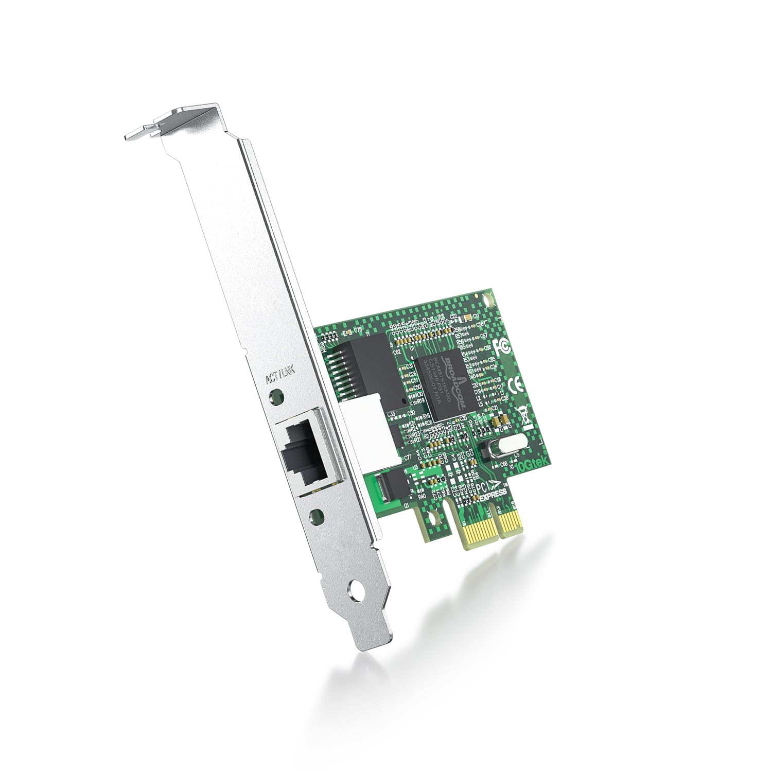 1.25G Gigabit Ethernet Network Card With Broadcom Bcm5751 Controller 10/100/1000Mbps Ethernet Network Adapter(Nic) Compatible Fo