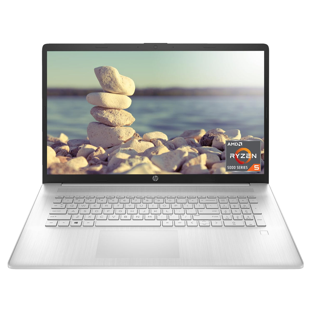 Hp 17 Laptop, 17.3'' Fhd Screen, Amd Ryzen 5 5500U, 32Gb Ssd, 1Tb Ssd, Webcam, Hdmi, Fingerprint Reader, Wi Fi, Windows 11 Home,