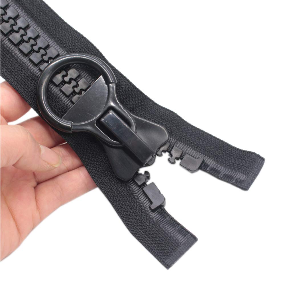 Yahoga 80Cm 20 Super Large Separating Giant Plastic Zippers For Sewing Tents Coats Overcoats Boat Cover Canvas Heavy Duty Huge R
