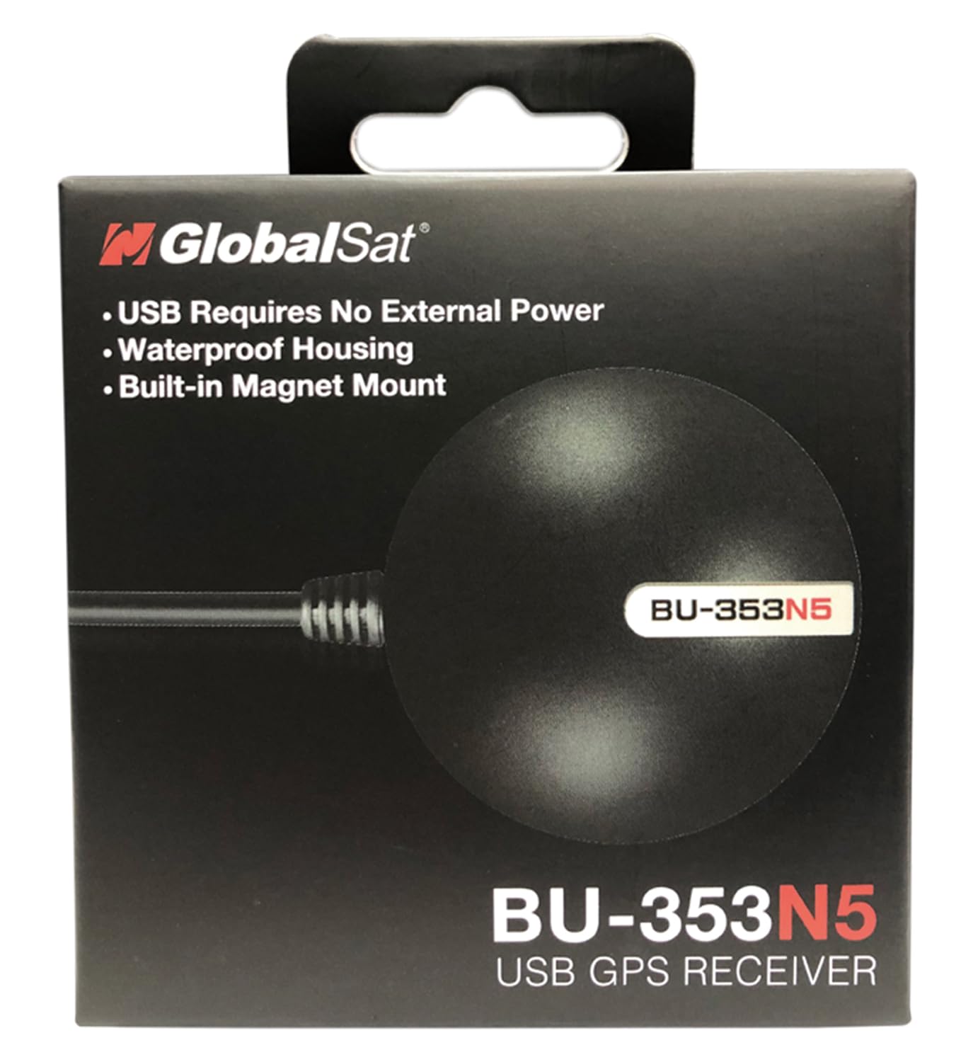 Globalsat Bu 353N5 Usb Gnss Receiver, Black