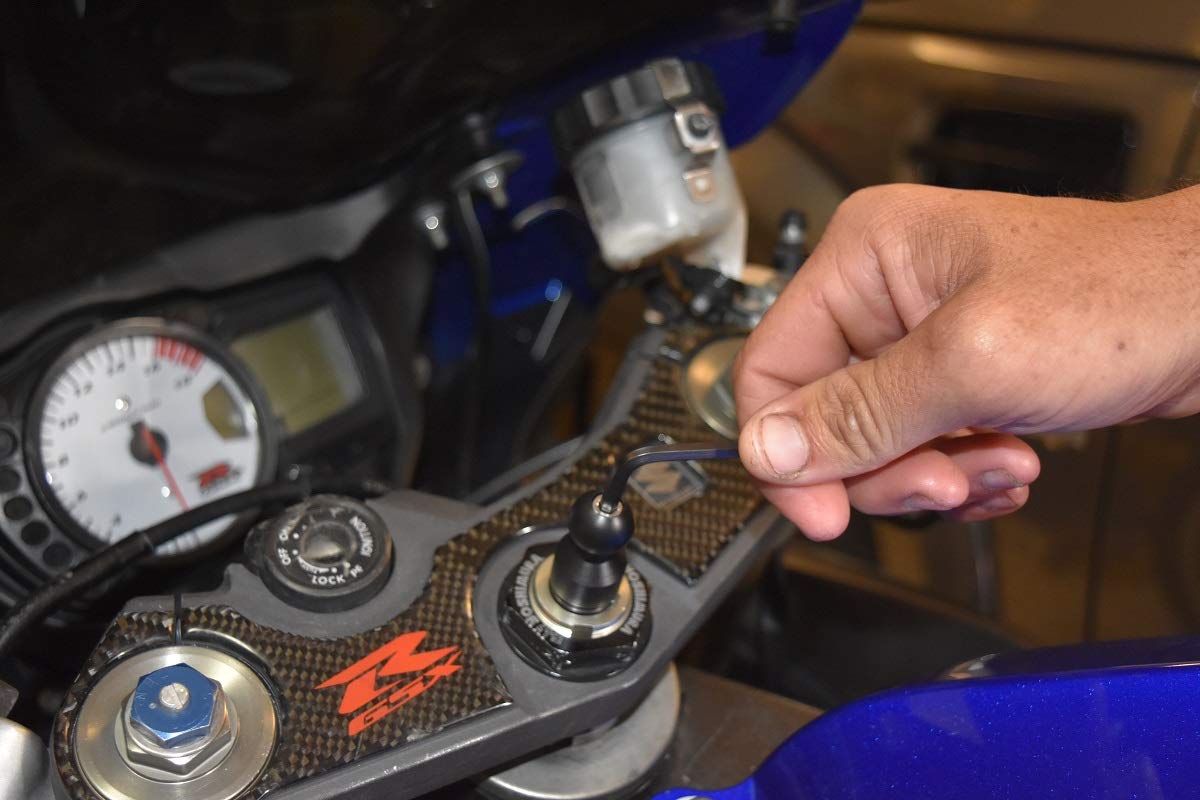 Universal Motorcycle Fork Stem Mount Kit   Techgripper   Universal Phone Mount And Gps Gripper, Fits Iphone Se 2Nd Gen,11,11 Pro