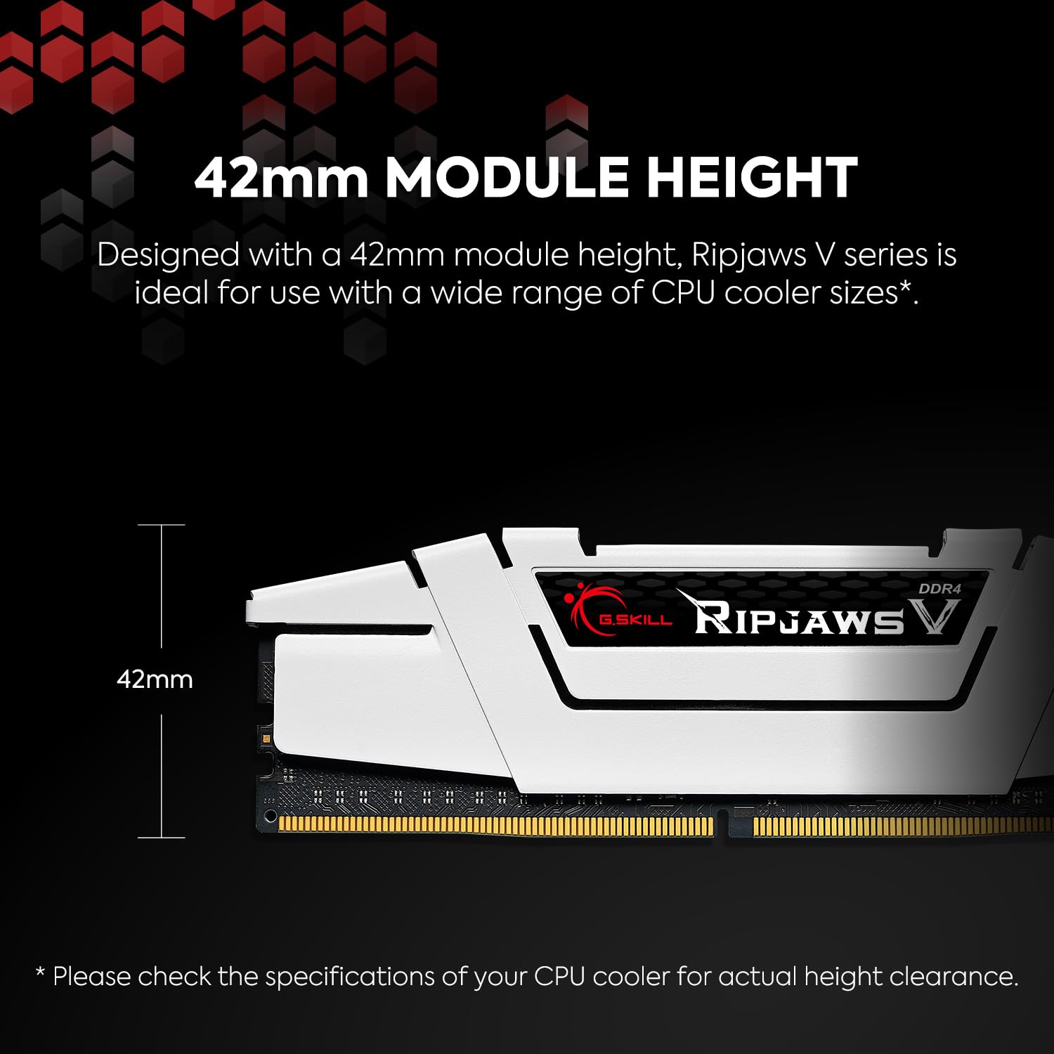 G.Skill 32Gb (2 X 16Gb) Ripjaws V Series Ddr4 Pc4 25600 3200Mhz For Intel Z170 Platform Desktop Memory Model F4 3200C16D 32Gvk