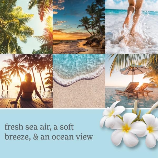 Yankee Candle Beach Escape Electric Home Fragrance Scent Plug Refill (Pack Of 4)