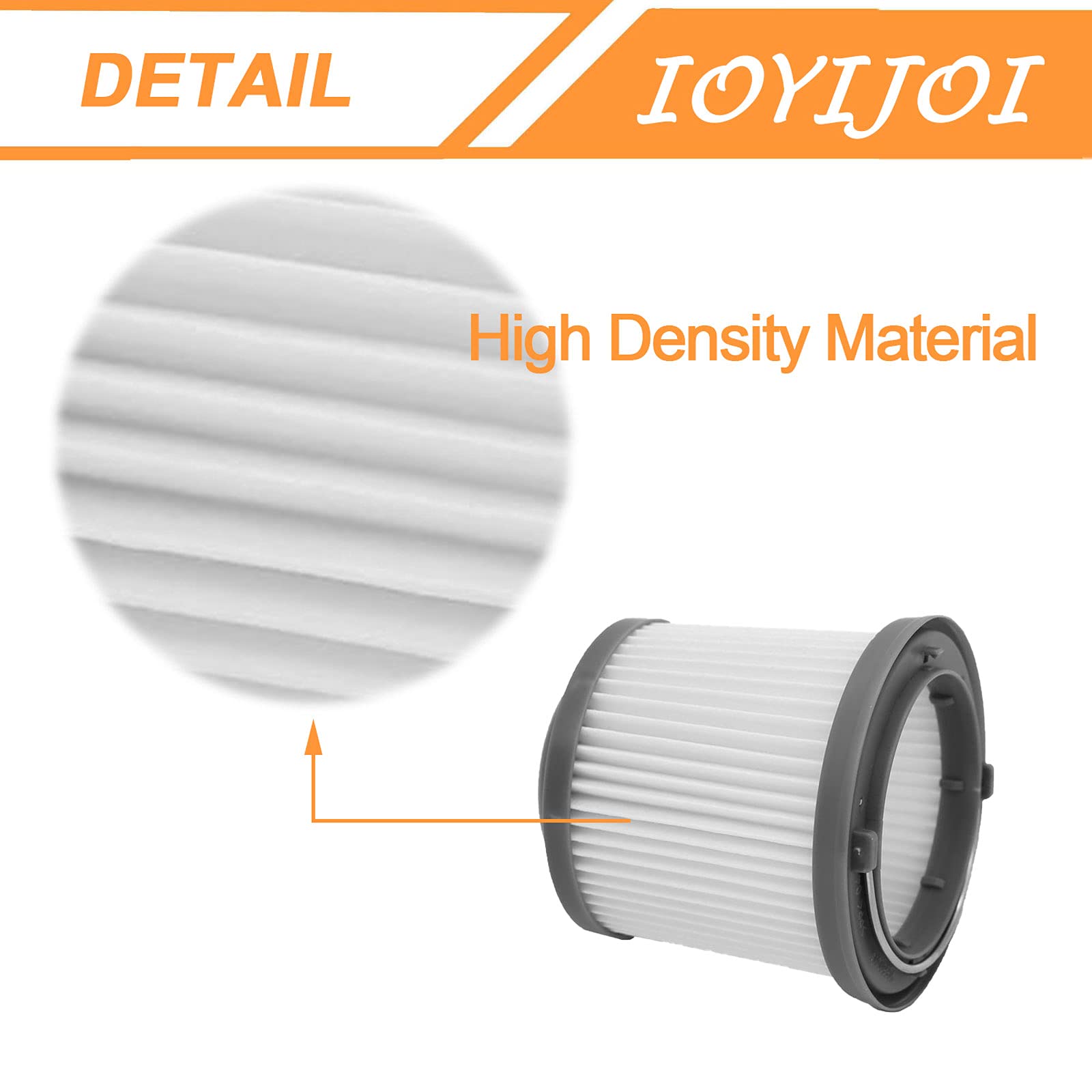 Ioyijoi 8 Pack Vac Replacement Filters For Black & Decker Pvf110 Phv1810 Phv1210 Bdh2000Pl Bdh1600Pl Bdh2020Flfh Bdh1620Flfh. Co