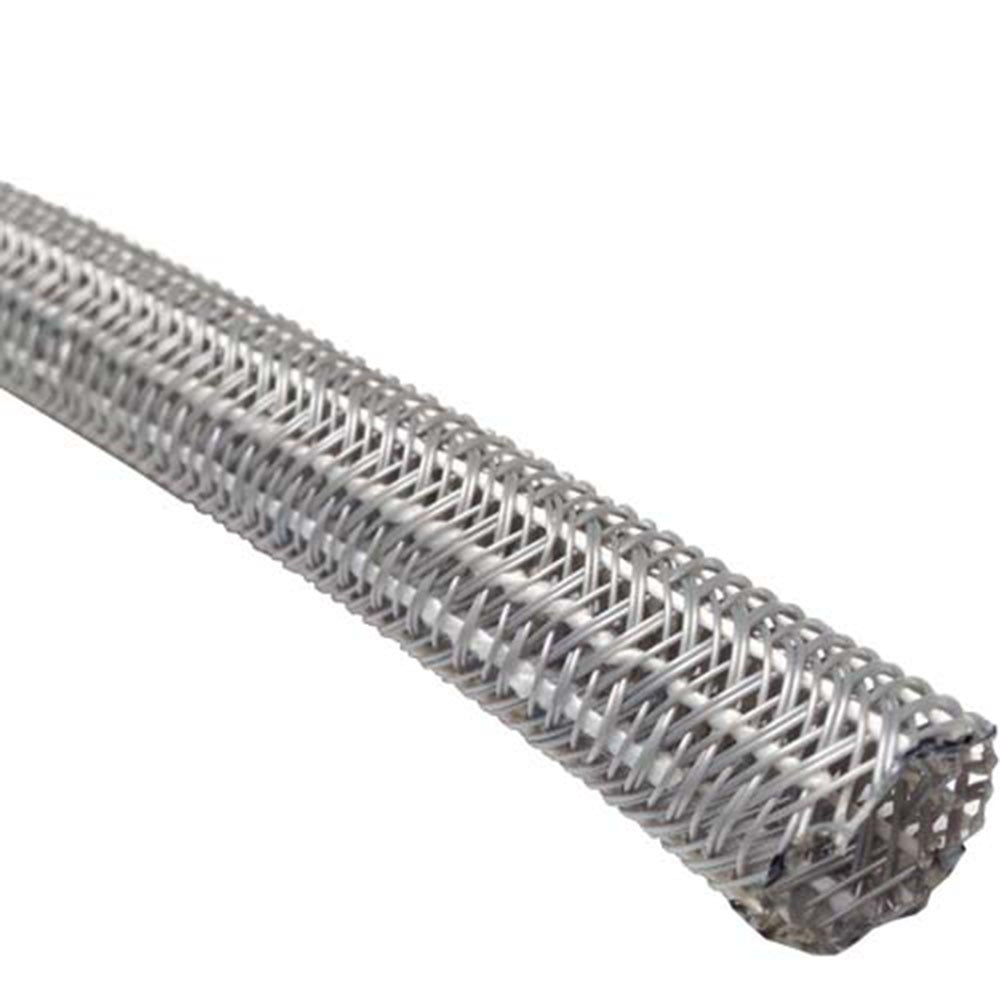 Electriduct 1'' Hook Self Closing Sleeve Braid Wrap Around Sleeving Cord Cover Cable Protector Wire Organizer   10 Feet   Gray