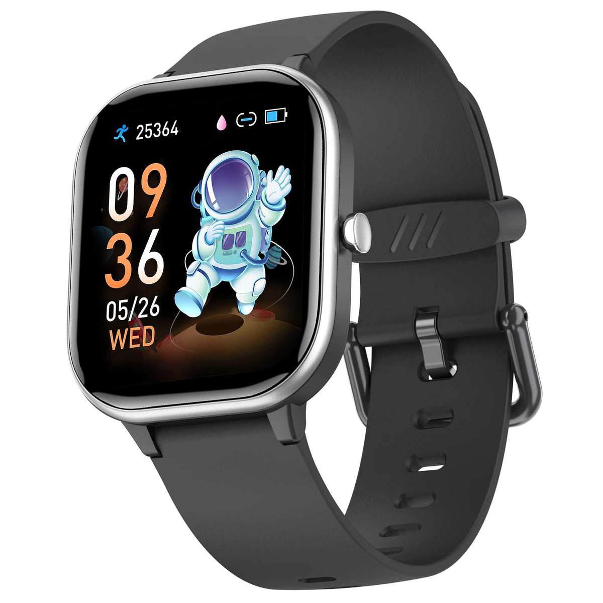 Zururu Kids Smart Watch For Boys Girls Teens, Kids Fitness Tracker Sleep Monitor Step Counter Pedometer Stop Watch Alarm Clock D
