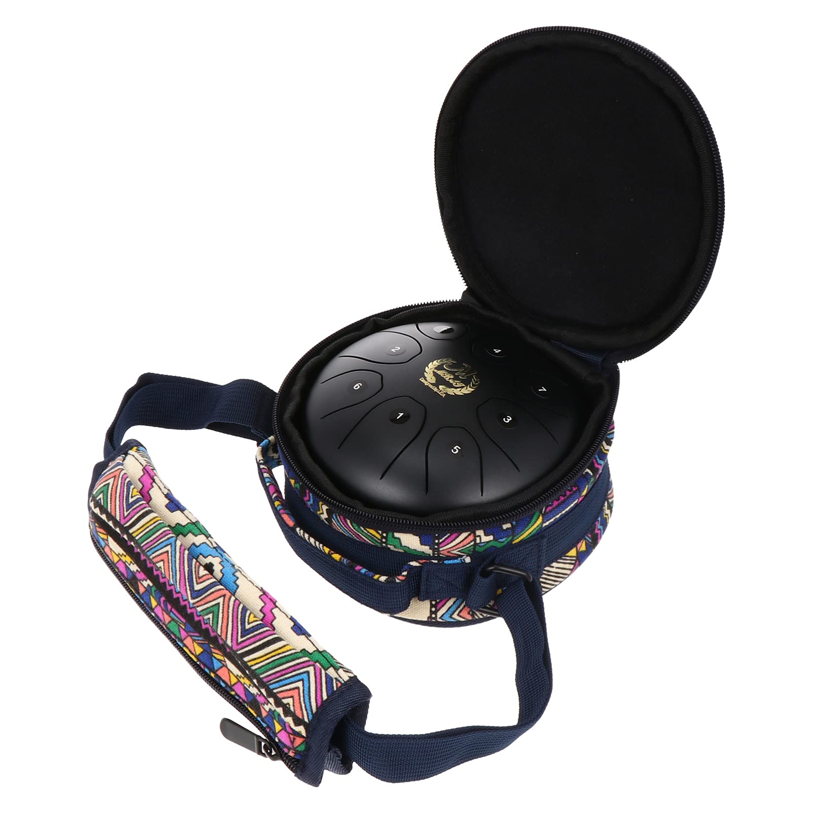 Excluzo Steel Tongue Drum 8 Note 5 5 Inch Percussion Instrument Handpan Drum Key Panda Tank For Meditation Entertainment Concert