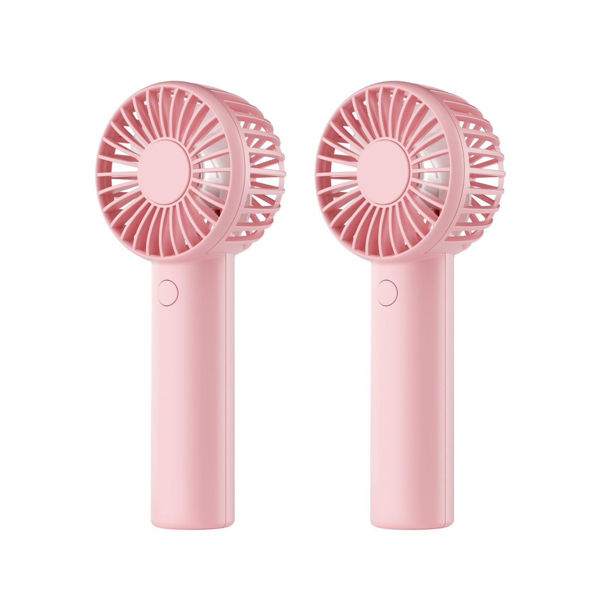 Edvision 2 Pack Mini Handheld Fan, Powerful Portable Fan 3 Speeds, Usb Rechargeable Small Hand Fan, Personal Fan Battery Operate