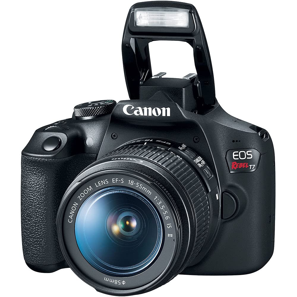 Canon Eos Rebel T7 Dslr Camera | 24.1Mp Aps-C Cmos Sensor With Digic 4+ Image Processor | Built-In Wi-Fi & Nfc | Ef Lens Compati