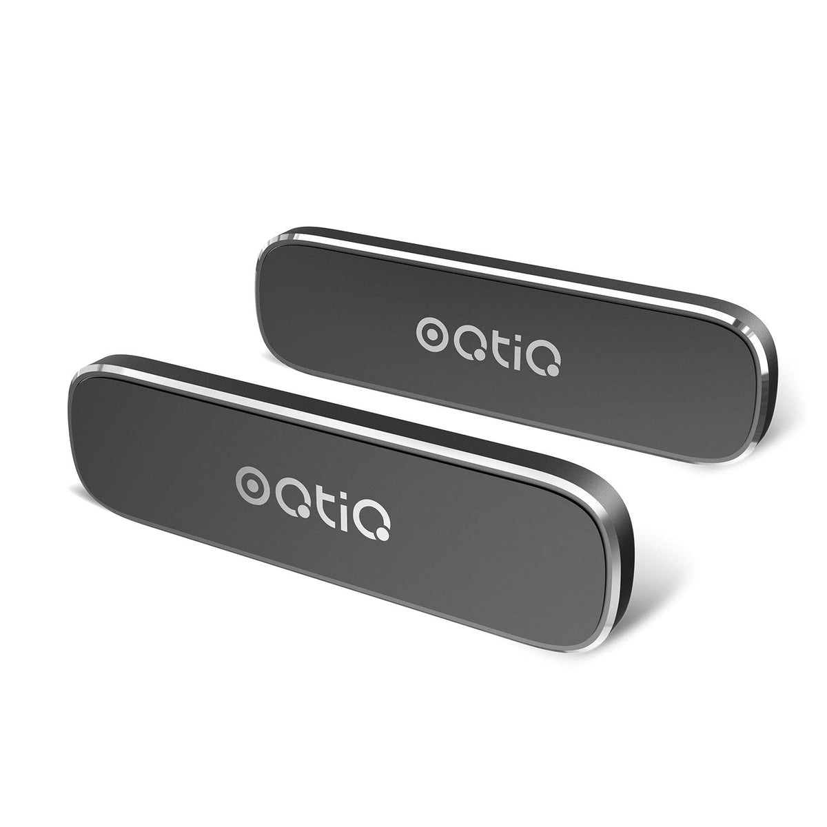 Oqtiq [2 Pack] Magnetic Phone Car Mount, Stick On Rectangle Flat Dashboard Magnet, Universal For Cell Phones And Mini Tablets (Rectangle Flat)