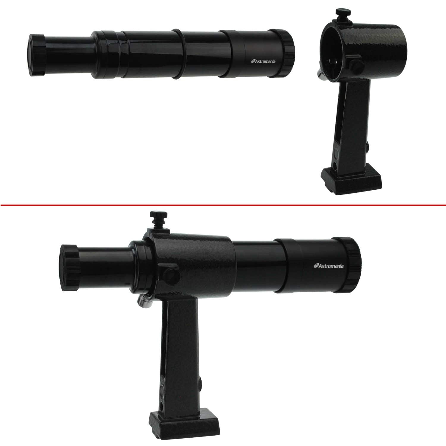 Astromania 6X30 Finder Scope, Black   Allowing Many Astronomical Objects To Become Visible To Your Eye