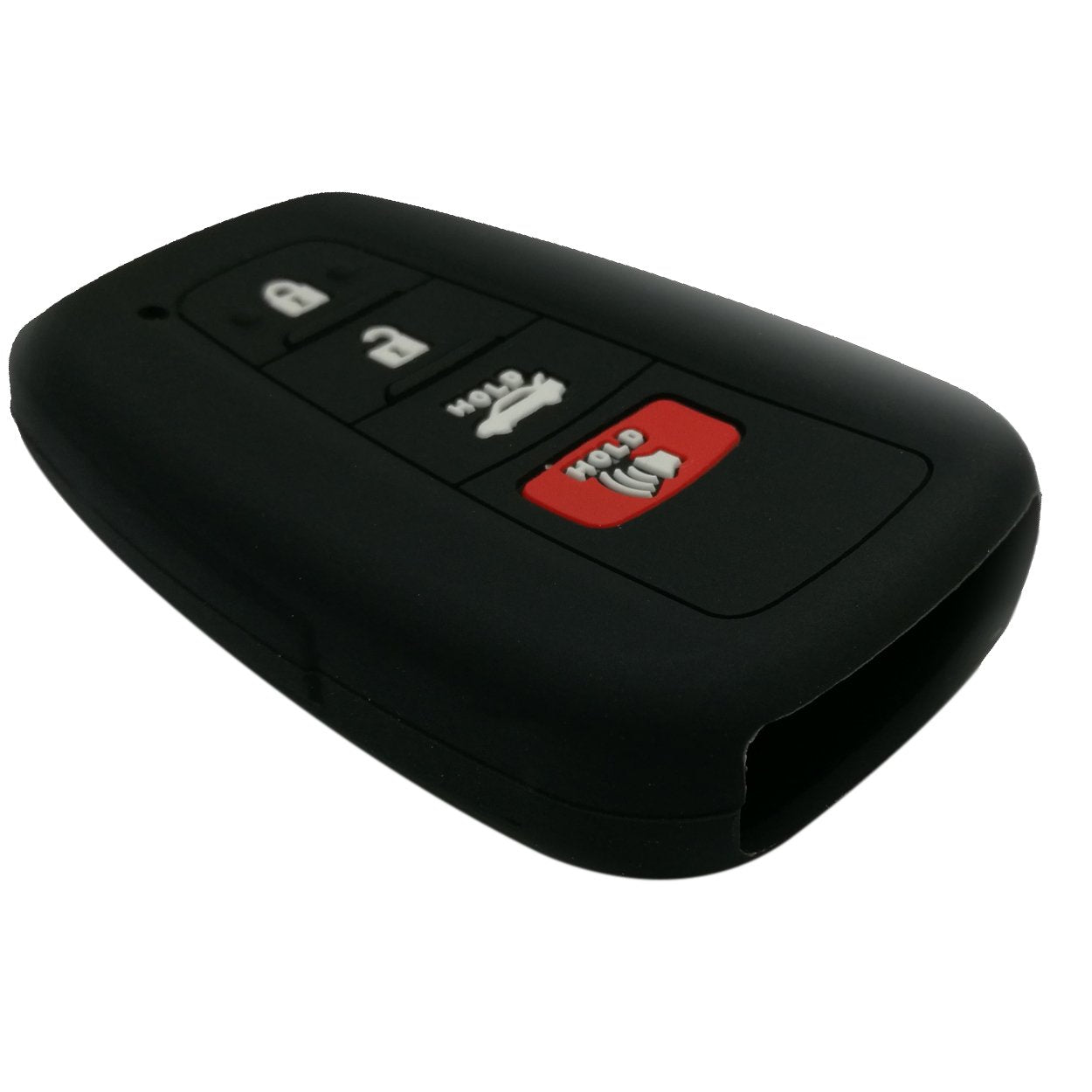 Coolbestda 2Pcs Rubber 4Buttons Smart Key Fob Full Protector Remote Skin Cover Case Keyless Jacket For 2019 2020 2021 2022 2023