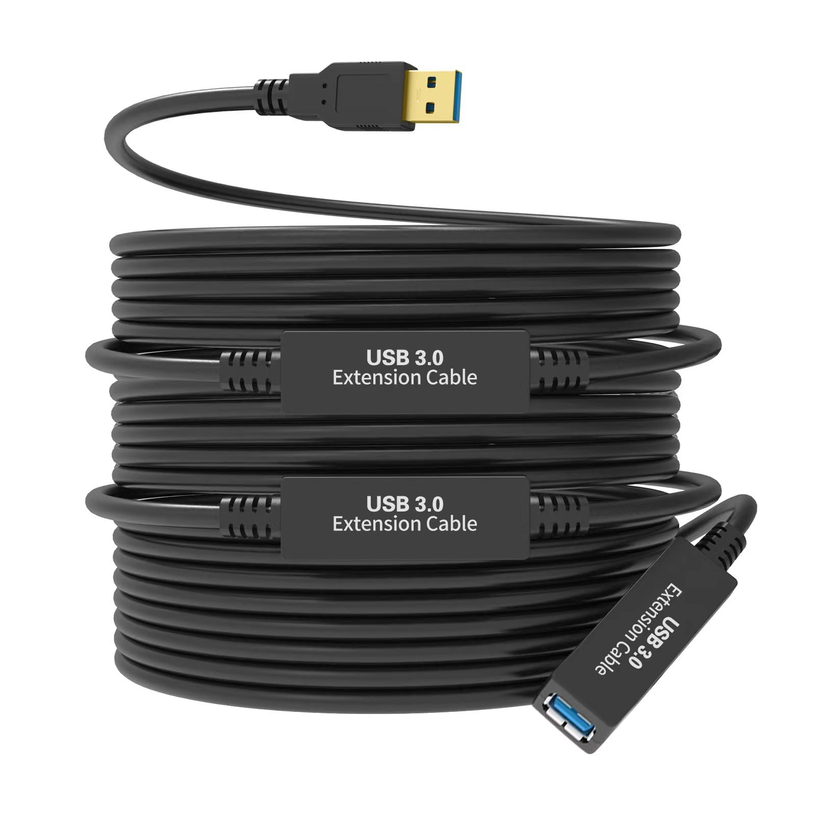 75Ft Usb 3.0 Active Extension Cable, Usb 3.0 Extension Cord A Male To A Female, With High Speed Data Signal Amplifier, Compatible With Quest 3.Vr,Rift.360 Kinect. Xbox,Webcam.Ps4 Hd Camera Or More