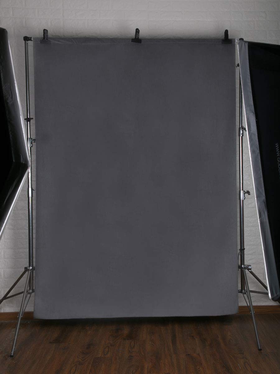 Kate 6Ft  9Ft Solid Gray Backdrop Portrait Background For Photography Studio