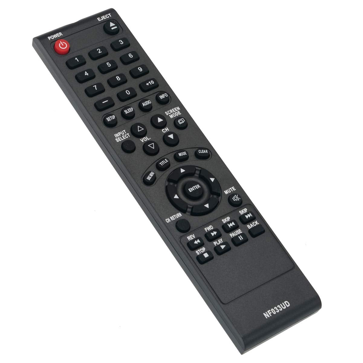 Nf033Ud Replace Remote Control Applicable For Sylvania Lcd Tv Ld190Ss1 Ld320Ss2 Ld190Ss2 Ld195Ssx Ld320Ssx Ld320Ss2 A9Df1Uh Ld32