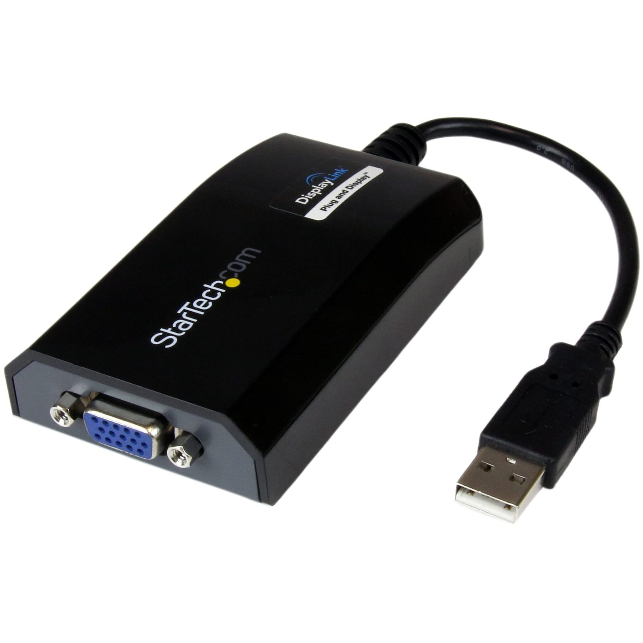 StarTech.com USB to VGA Adapter, External USB Video Graphics Card for PC and MAC, 1920x1200   replacement for USB32VGAPRO