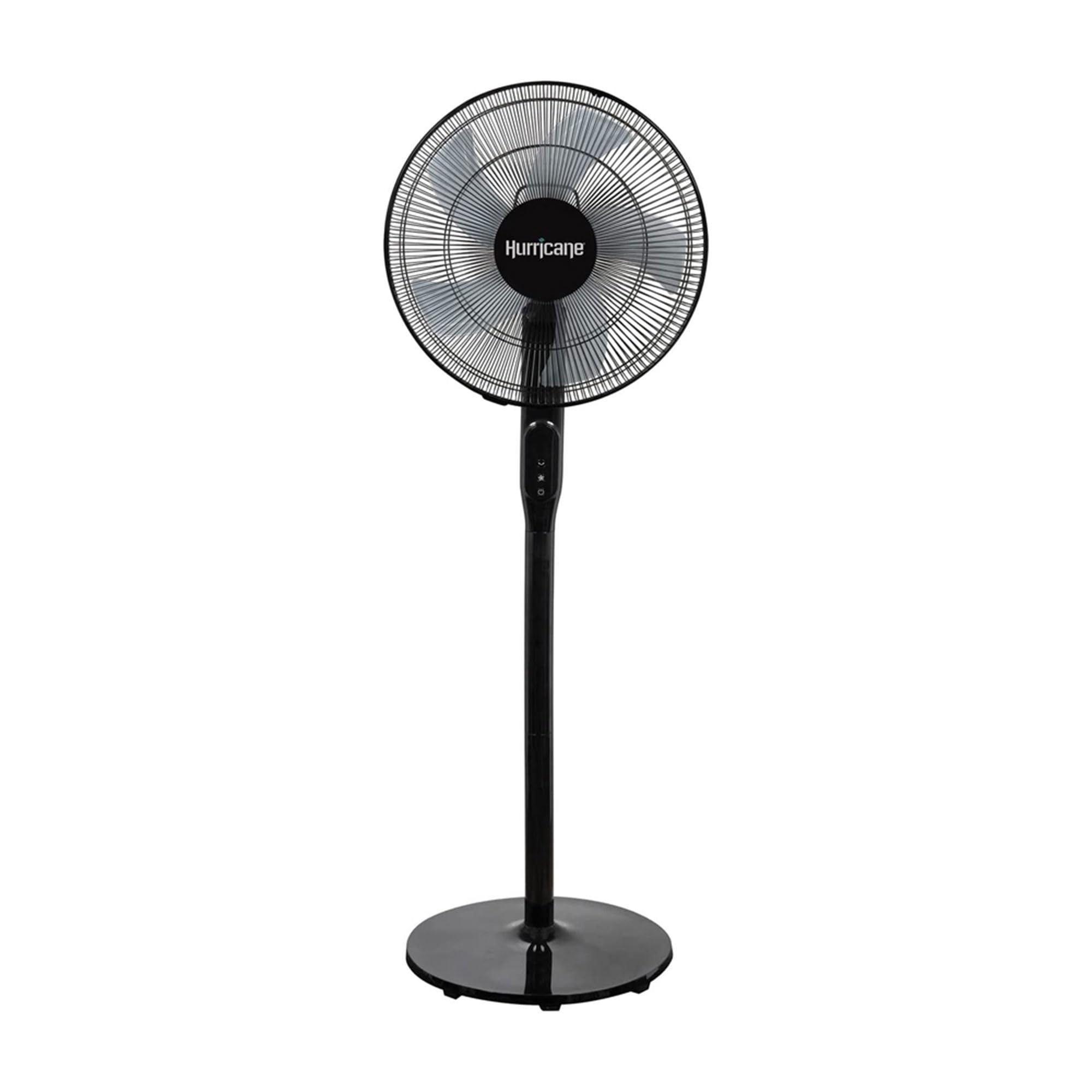 Hurricane 16 Inch Energy Efficient Adjustable Standing Fan With 12 Speed Settings And Adjustable Fan Height For Bedrooms And Ind