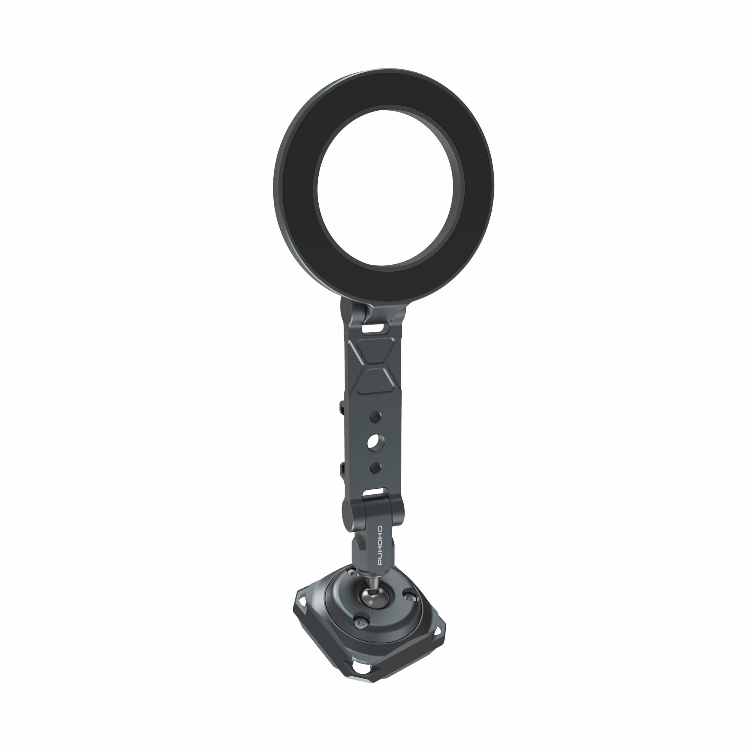 Pukoko Magnetic Phone Tripod Mount Adapter Cold Shoe Phone Holder For Camera Magsafe Tripod Mount For 16/15/14/13 Series