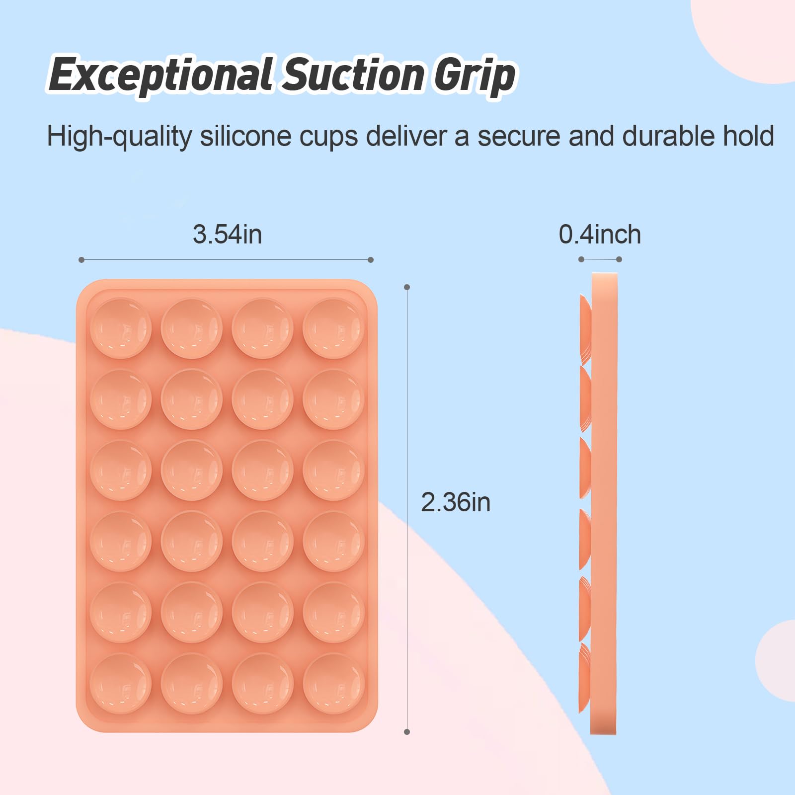 Magnetic Suction Phone Mount For Magsafe Case,Silicone Octob Cup Buddy Sticky Phone Grip Holder For Iphone,Removable Hands-Free