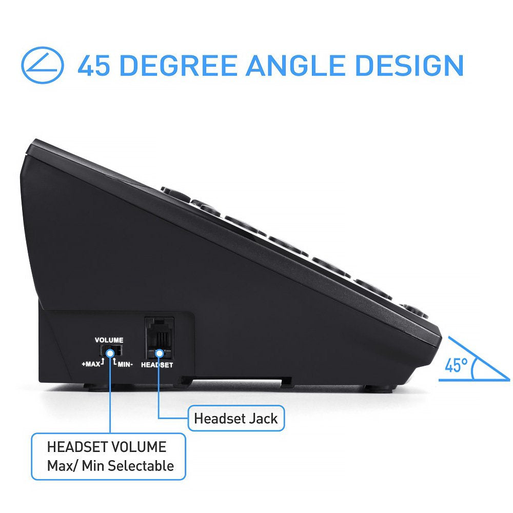 Callany Call Center Telephone With Noise Cancellation Headset (Ht500)