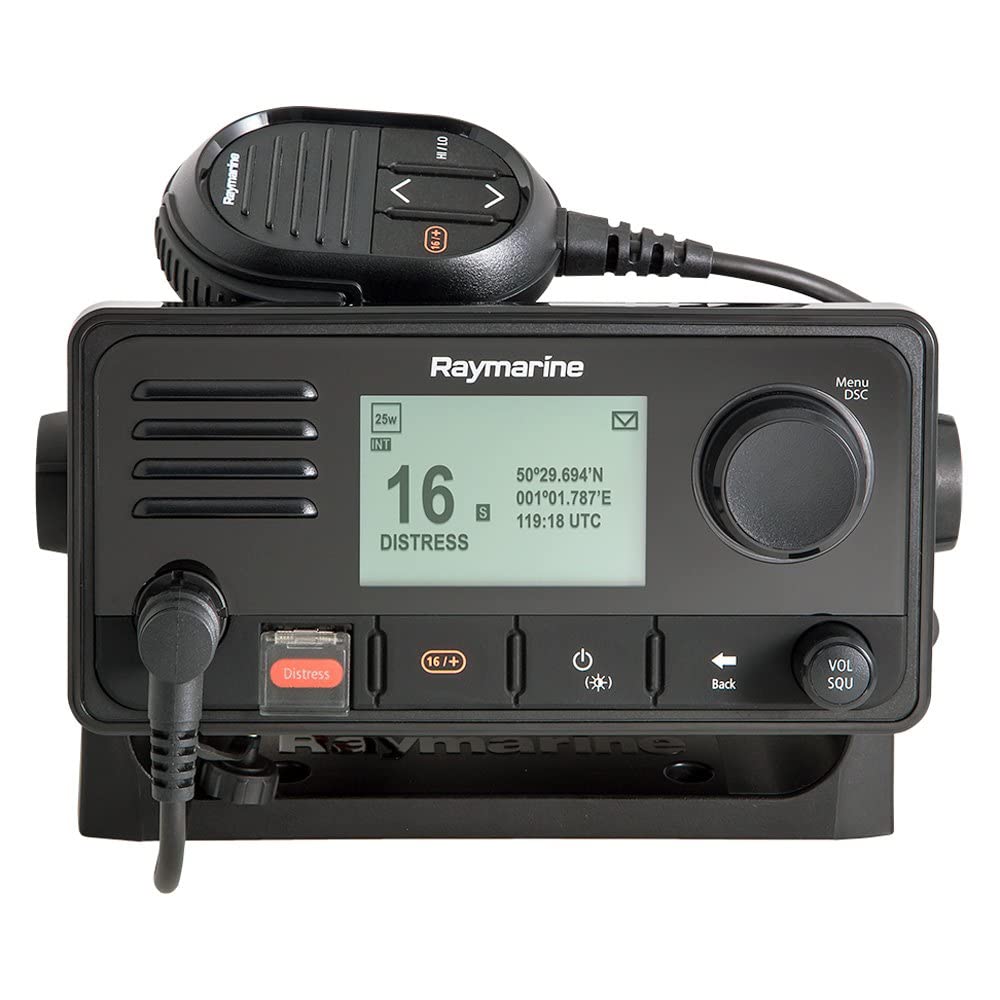 Raymarine E70517, Ray73 Marine Vhf Radio With Hailer And Gps, Black, Small,WBEEAB07MDXWKKH