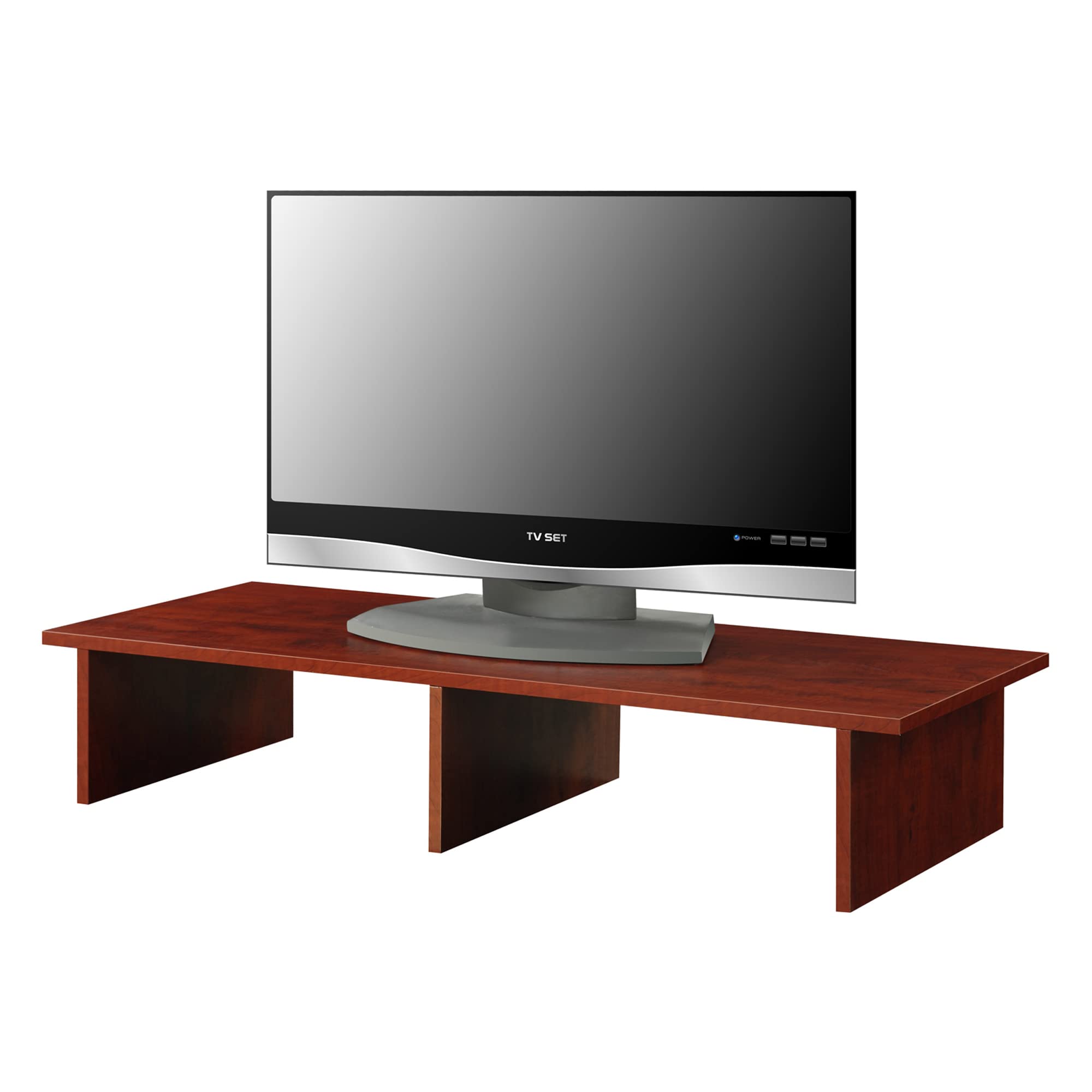 Convenience Concepts Designs2Go Tv/Monitor Riser For Tvs Up To 46 Inches, Cherry