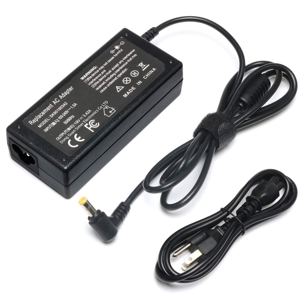 90W Ac Laptop Adapter Charger For Asus K52F K53E K55A K55N U56E X550 X550Ca X550L X550La X551C X551Ca X551M X551Ma X551Mav X751Ma Adp 65Jh Bb Exa0703Yh Adp 65Gd B Power Supply Cord