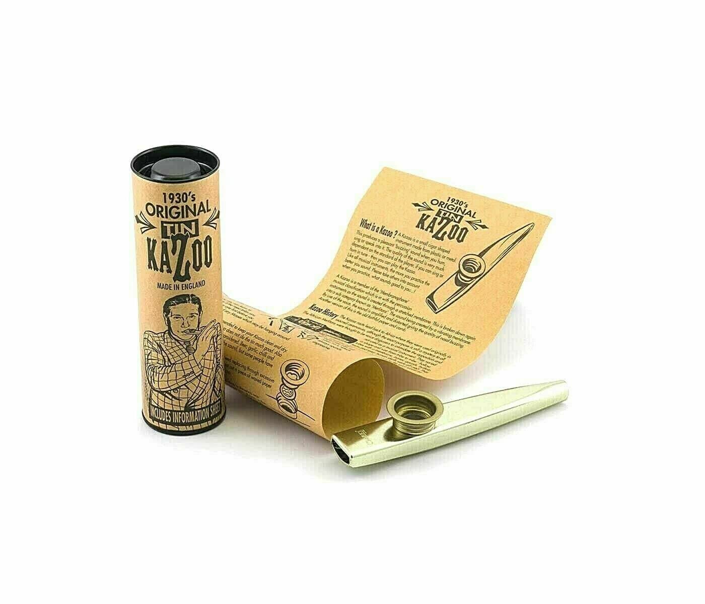 Gewa Kazoo Metal Gold Coloured Individually Wrapped, (700501501)