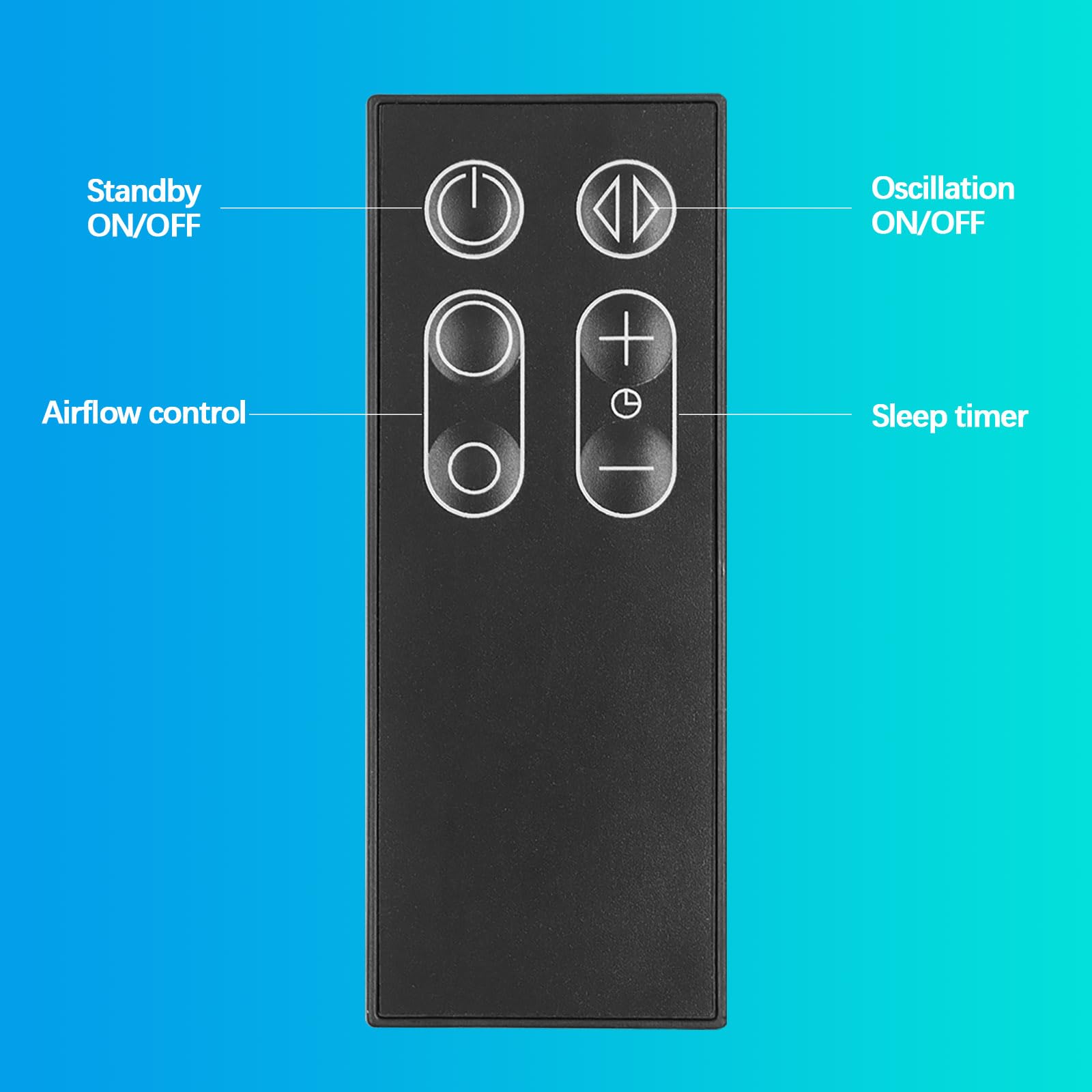 965824 01 965824 02 Fan Remote Replacement For Dyson Compatible With Dyson Fan Models Am06 Am07 Am08 With Magnetic